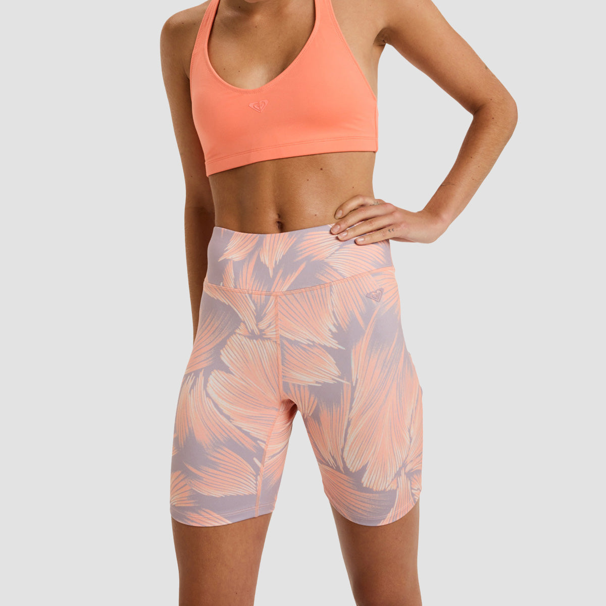 Roxy Everyday Flow Sport Biker Shorts Nirvana Sunflare Active - Womens