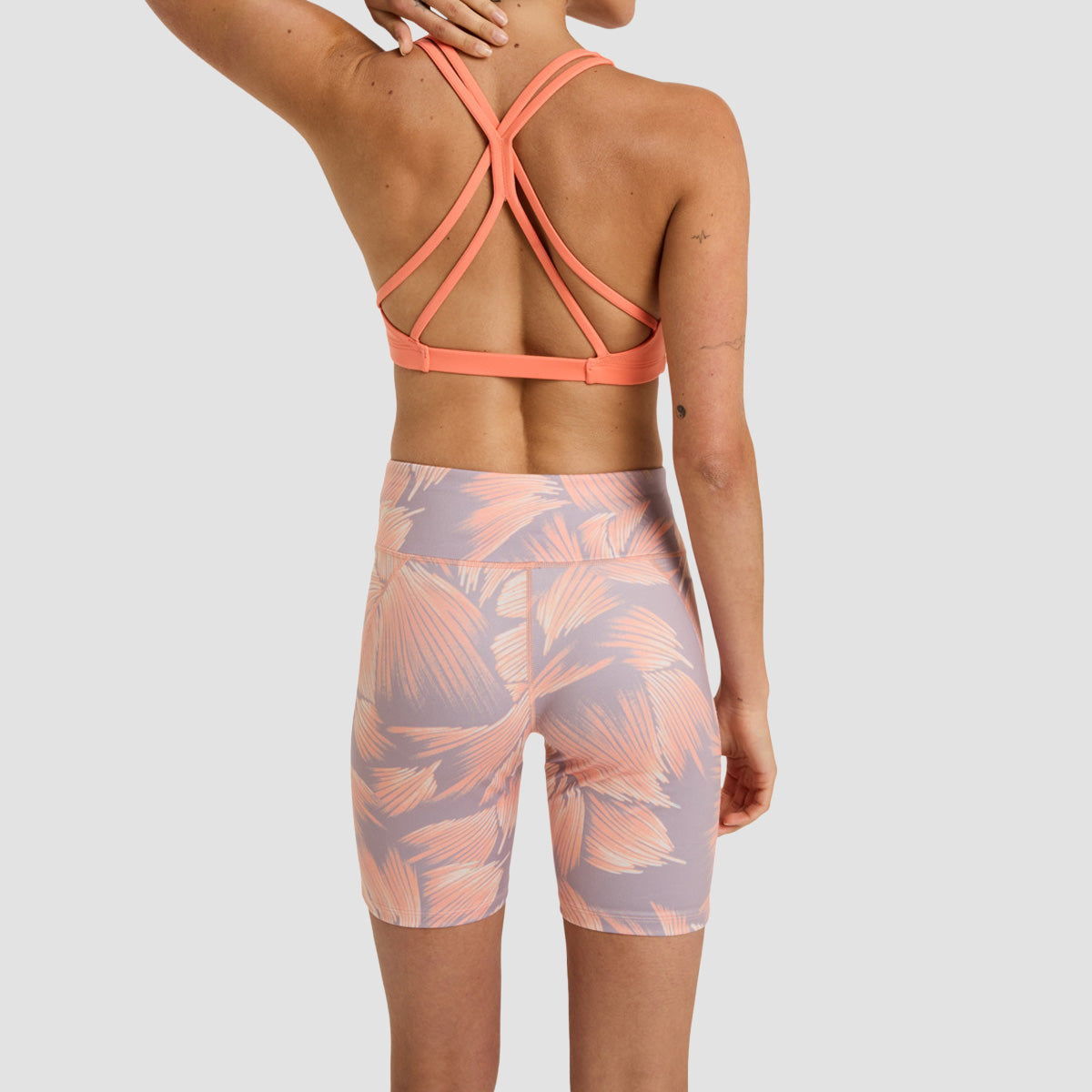 Roxy Everyday Flow Sport Biker Shorts Nirvana Sunflare Active - Womens