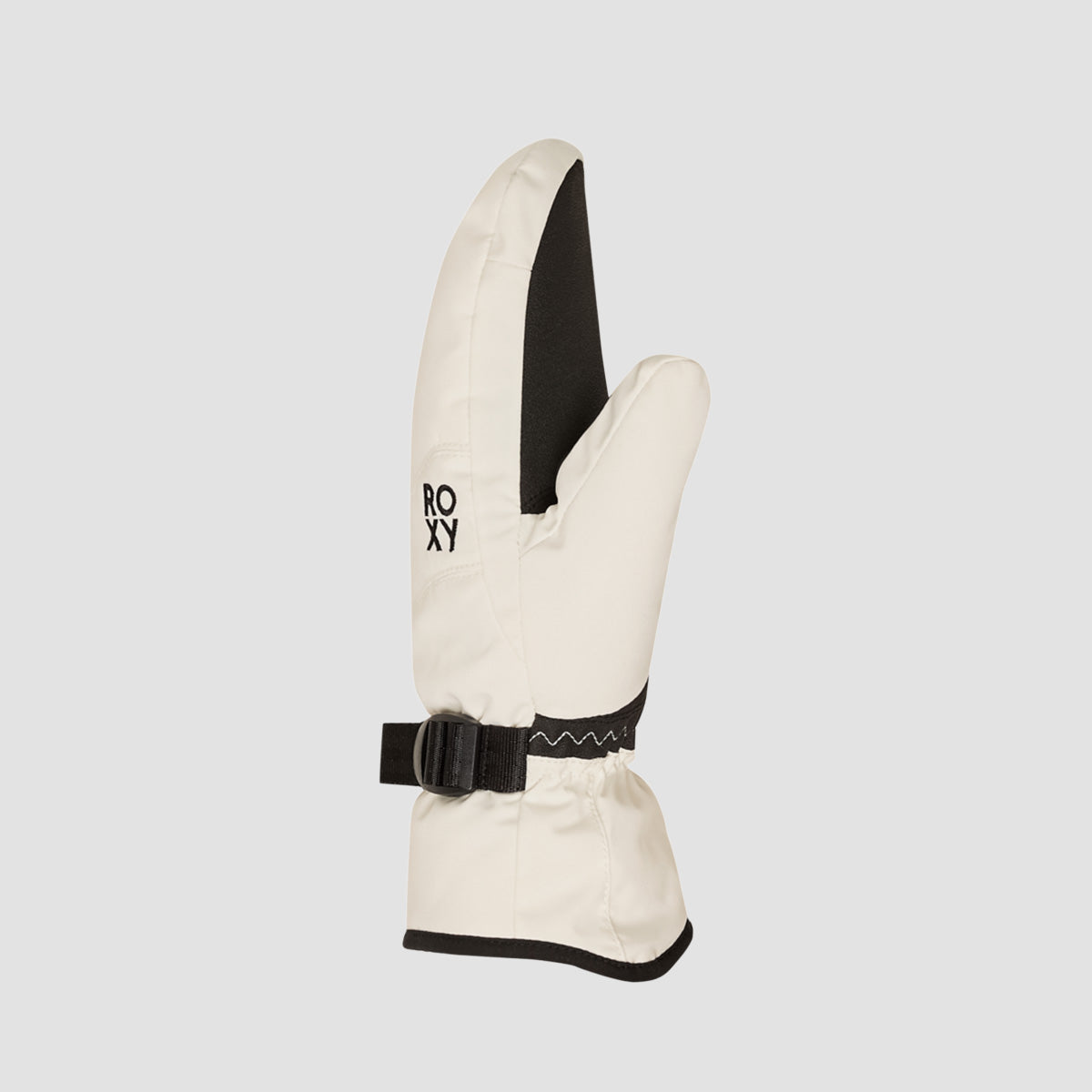 Roxy Jetty Solid Snow Mittens Whisper White - Womens