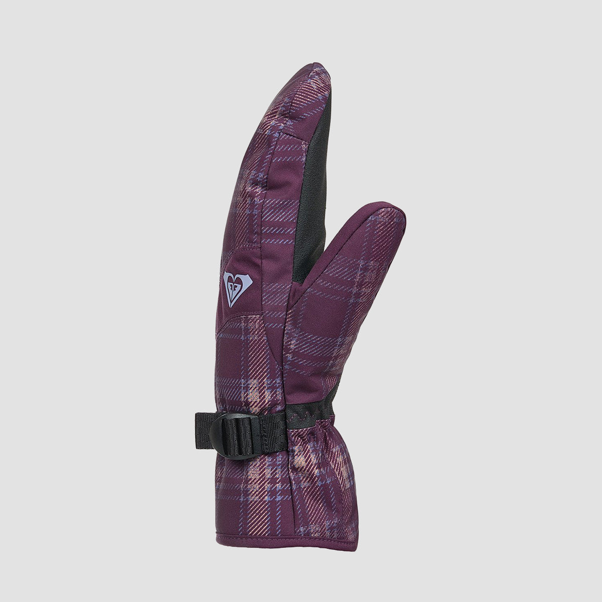 Roxy Roxy Jetty Snow Mitts Blackberry Wine Checkmate Ax - Womens