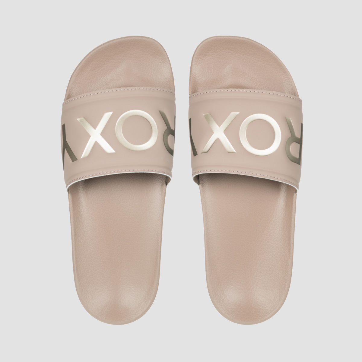Roxy Slippy II Sliders Taupe - Womens