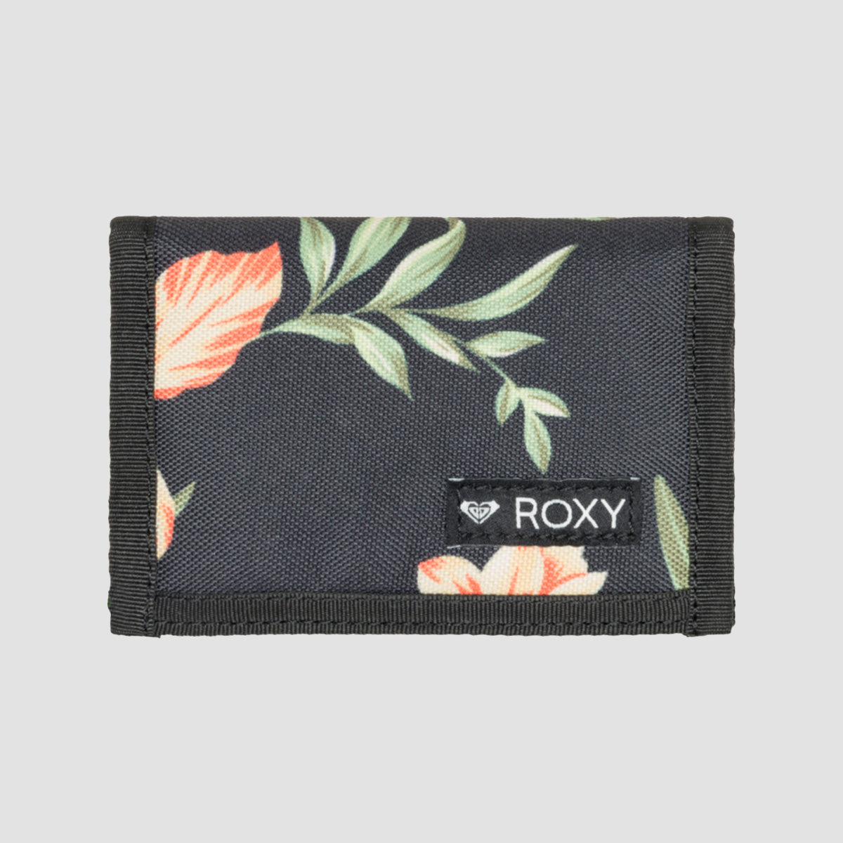 Roxy Small Beach Bi-Fold Wallet Anthracite Island Escape - Womens