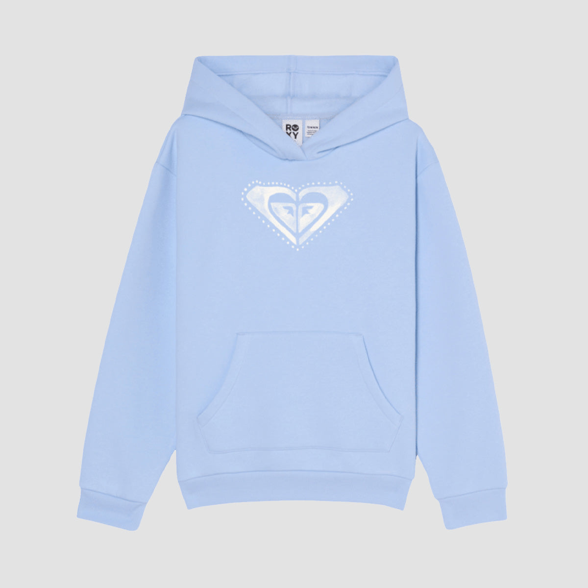 Roxy Surf Feeling Brushed Pullover Hoodie Cerulean - Girls