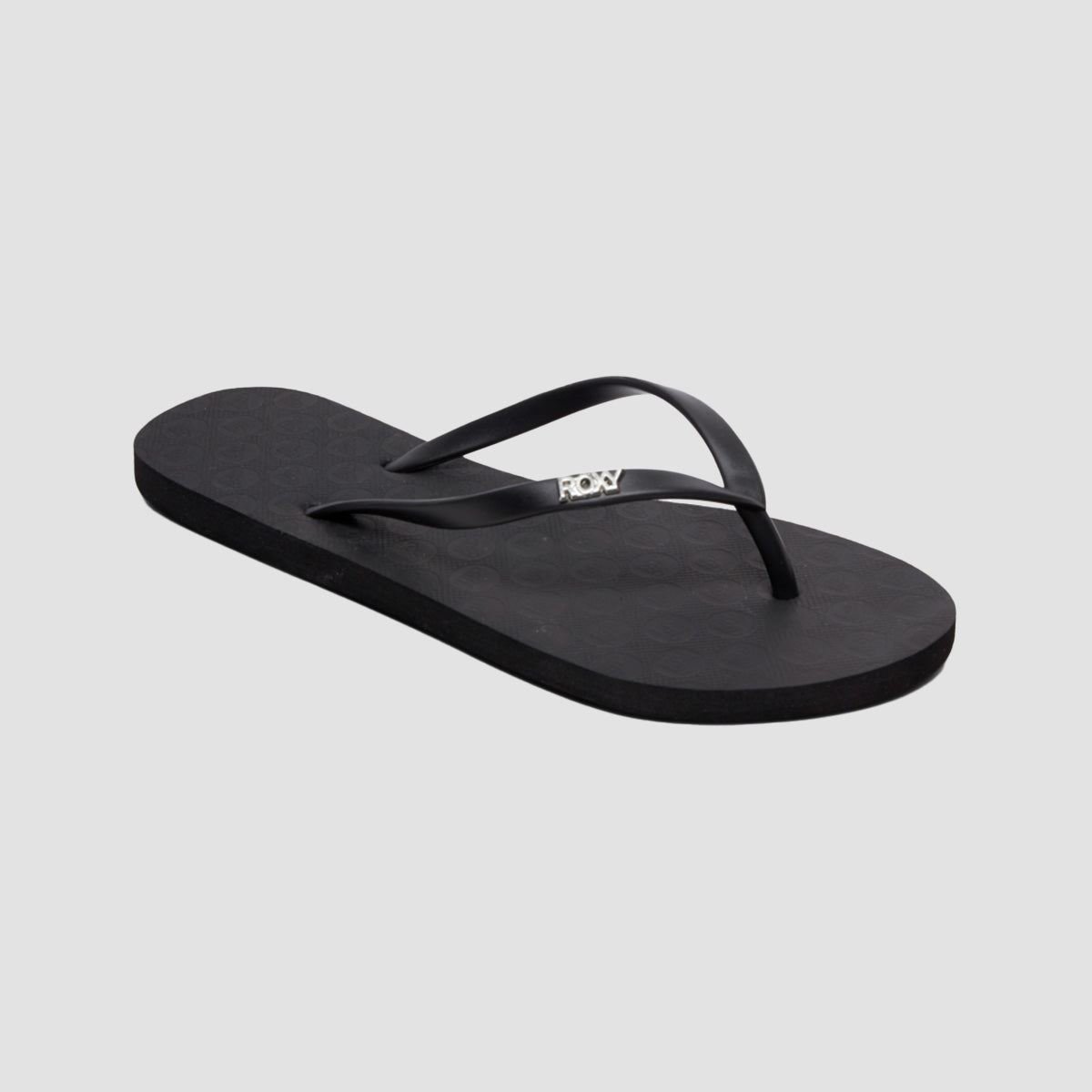 Roxy Viva IV Flip-Flops Black Smooth - Womens