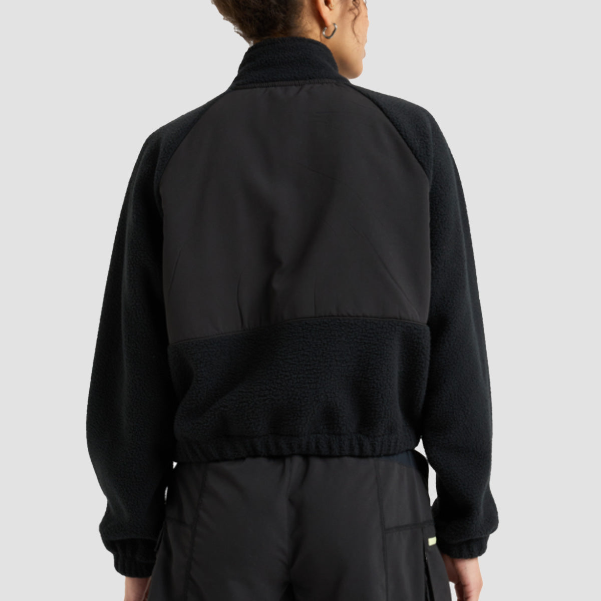 Roxy Waves Of Warmth Explorer Full Zip Fleece Jacket Anthracite - Womens