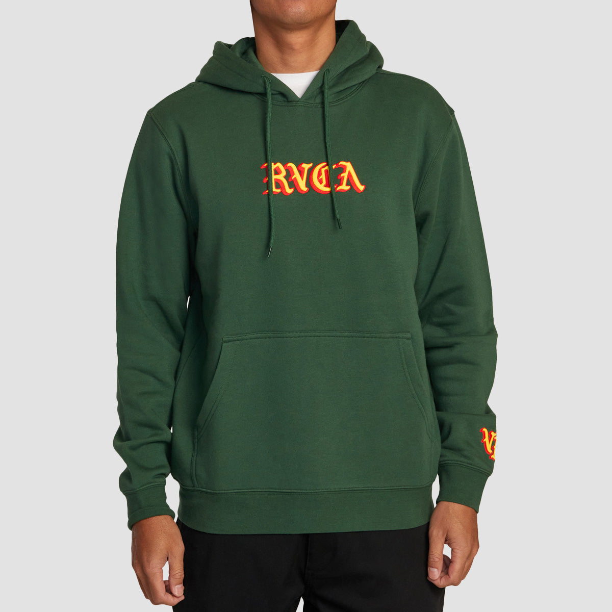 RVCA Del Toro Pullover Hoodie College Green