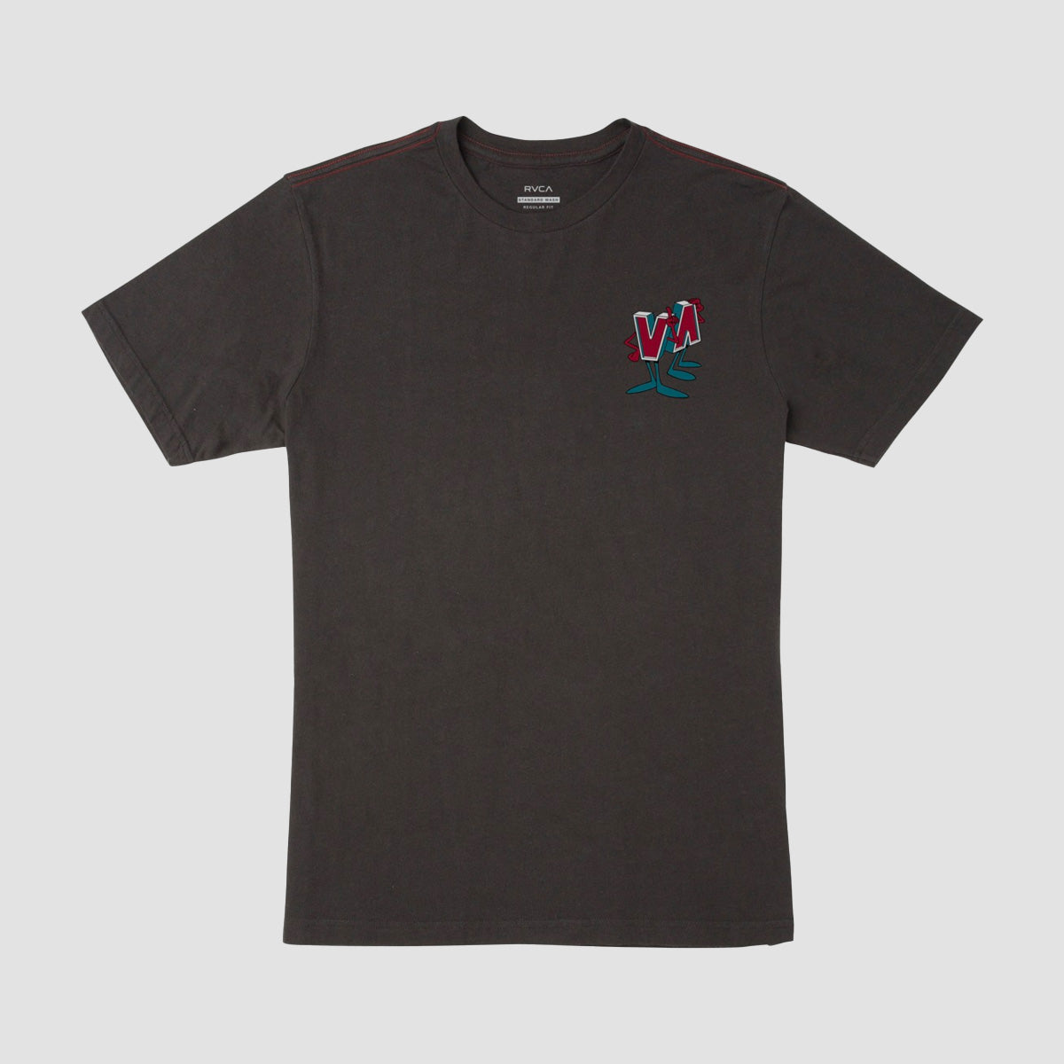 RVCA DMOTE Mascot T-Shirt Pirate Black - Kids