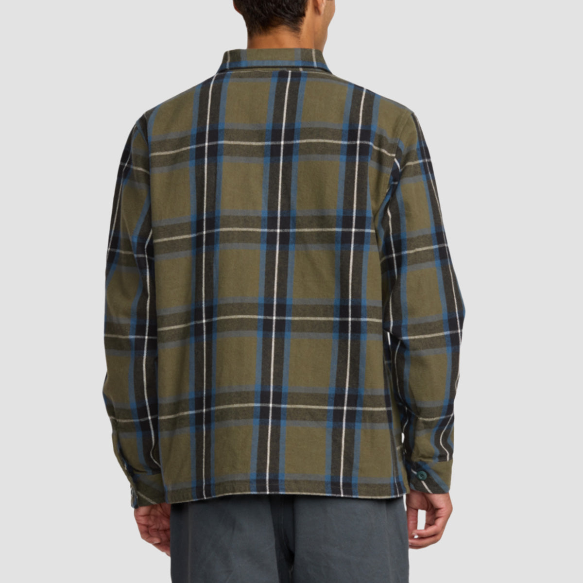 RVCA Flight Risk Shirt Jacket Hunter Green