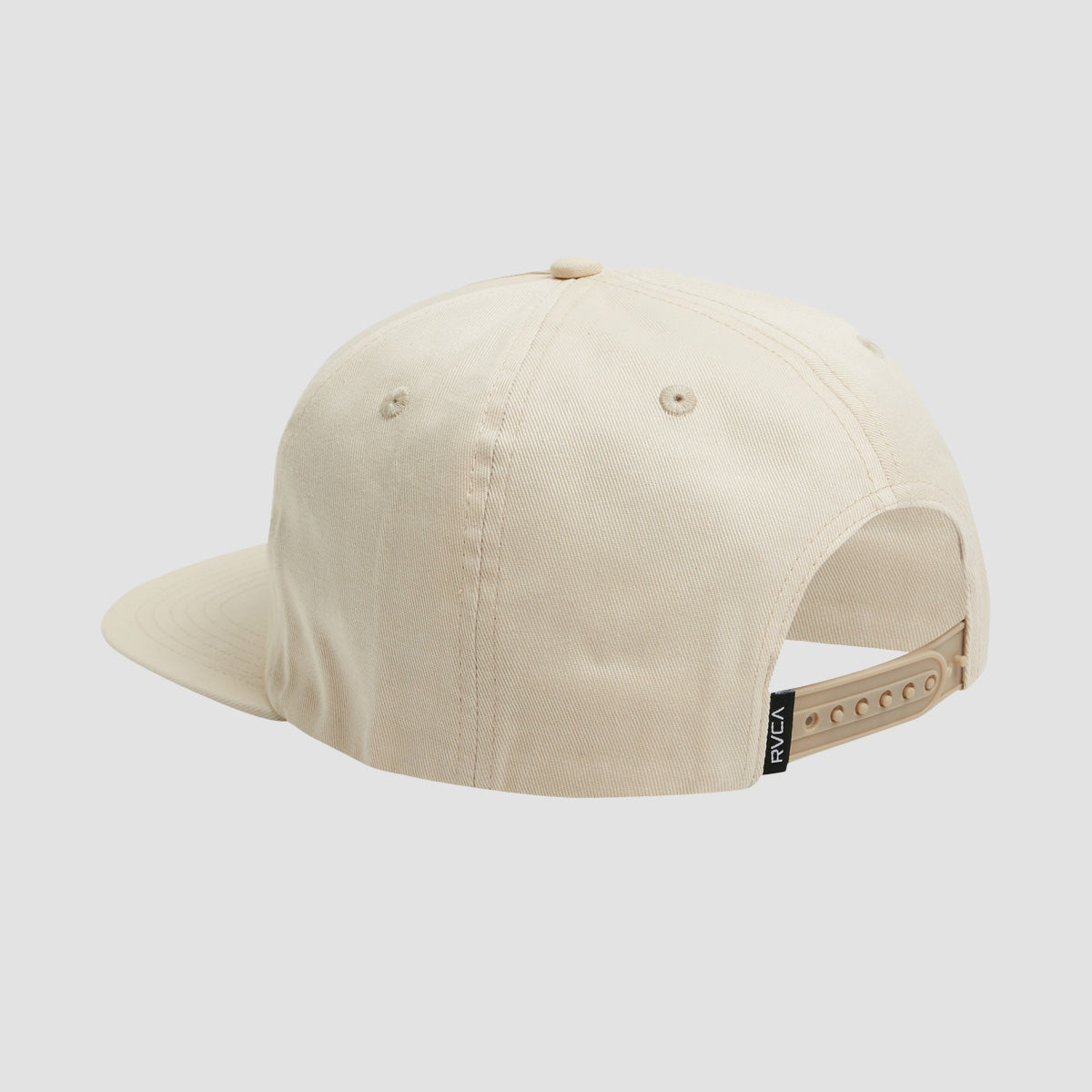 RVCA Head Quarters Snapback Cap Natural