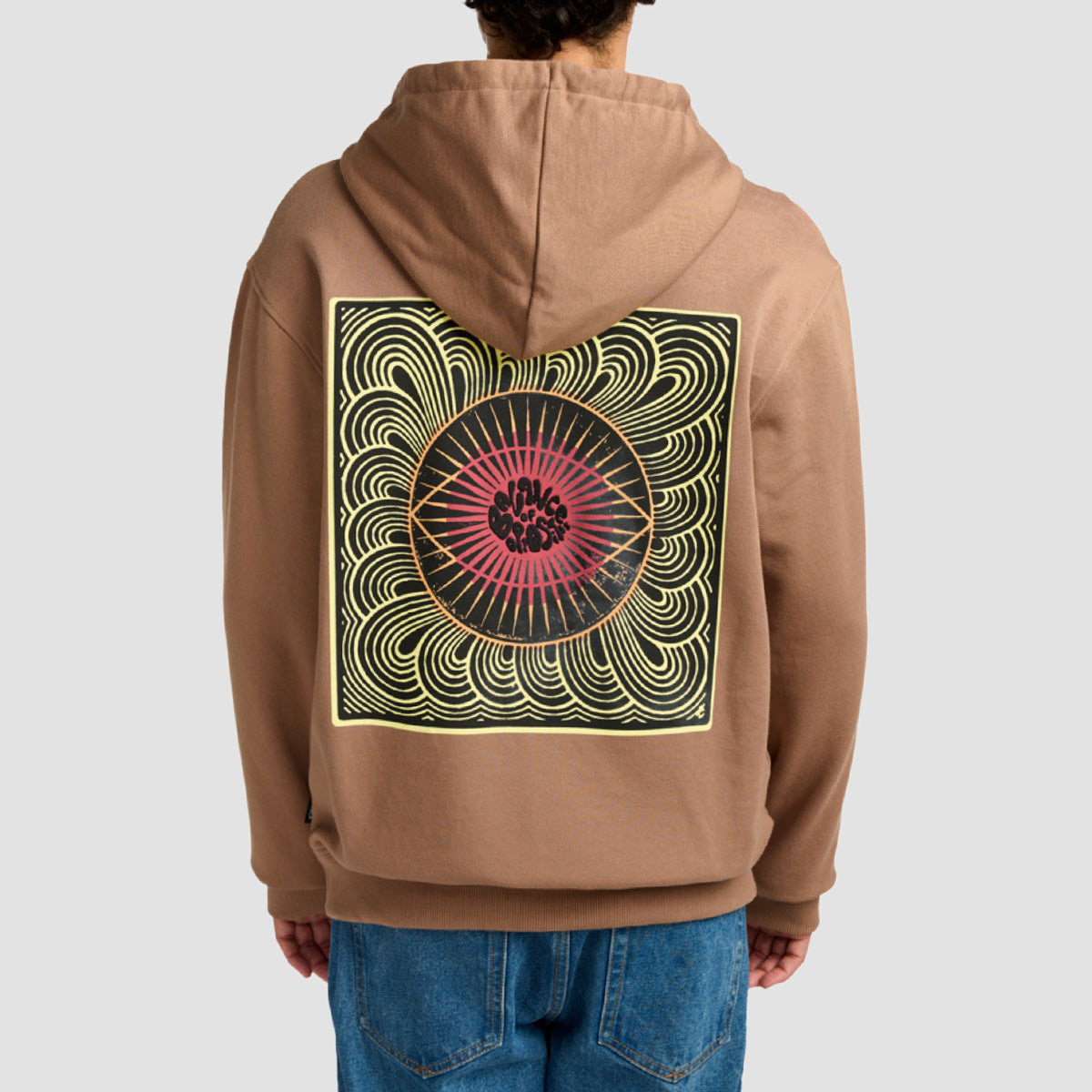 RVCA Jupiter Pullover Hoodie Sonora Brown
