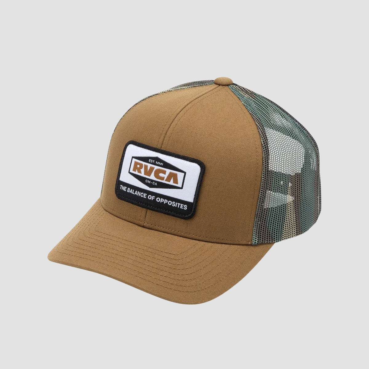 RVCA Mission 2 Trucker Cap Camel