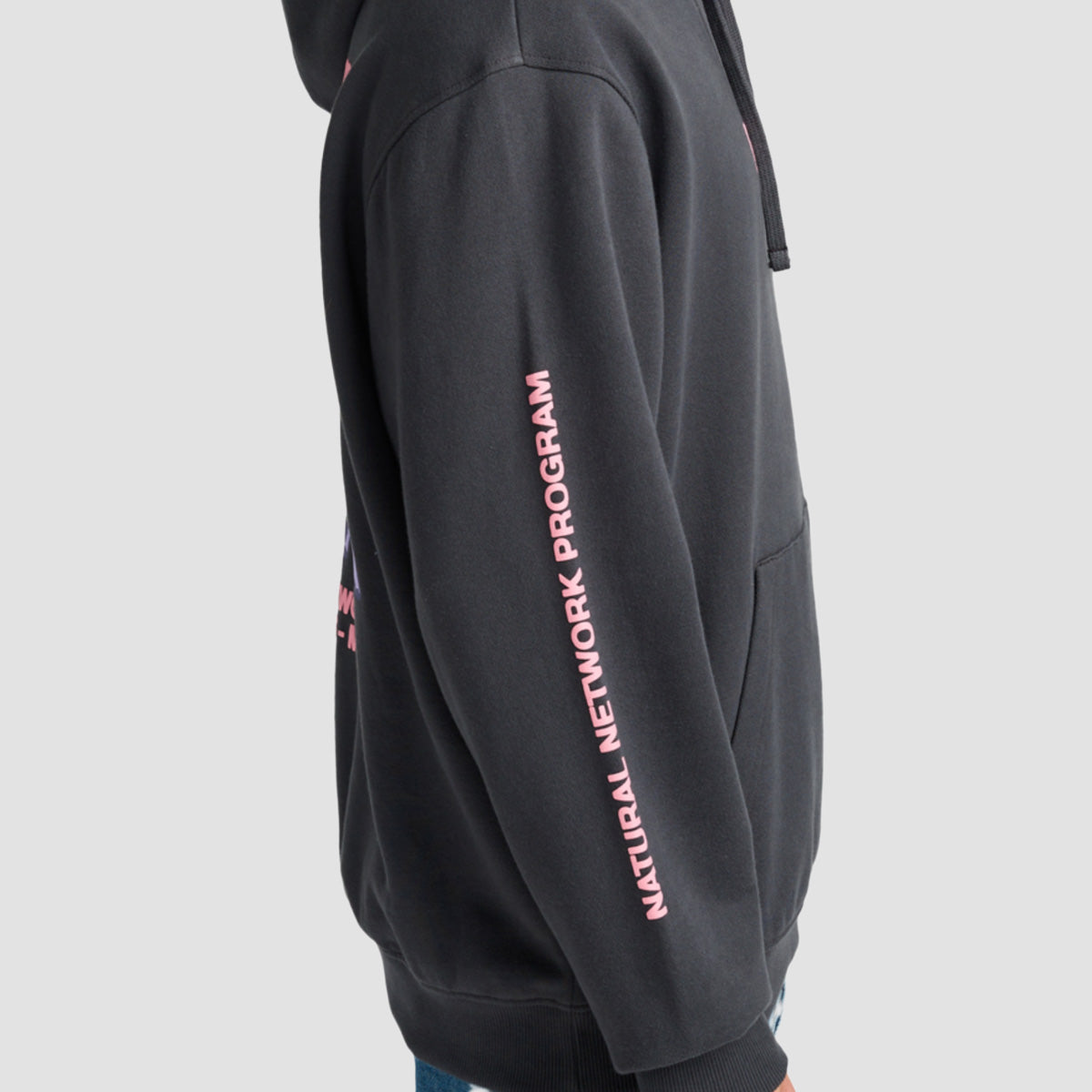 RVCA Natural Network Pullover Hoodie Garage Blue