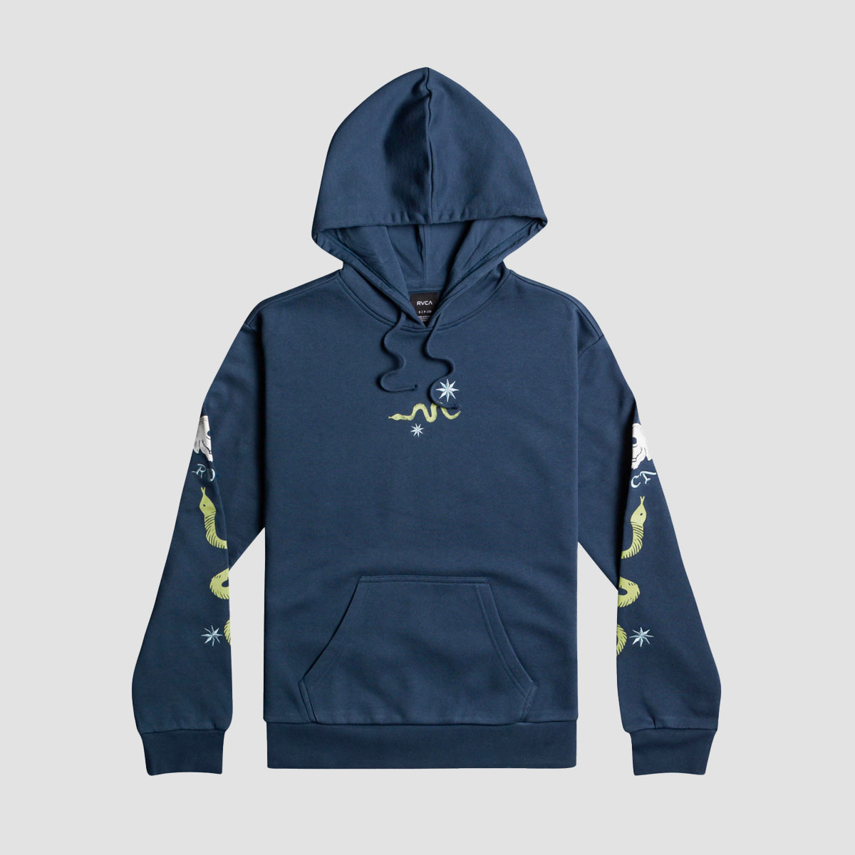 RVCA Tempted Pullover Hoodie Moody Blue - Womens