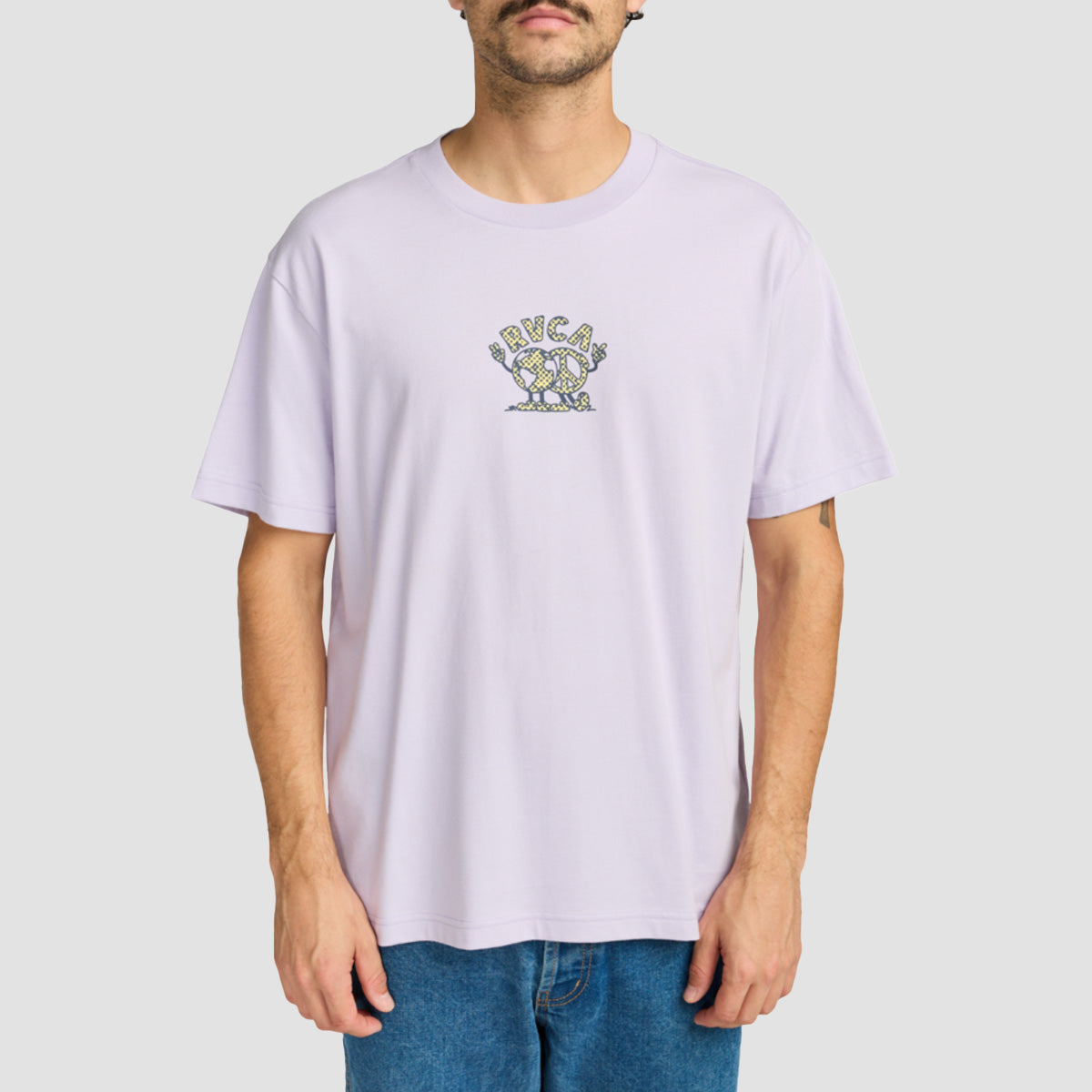 RVCA United T-Shirt Pastel Lilac