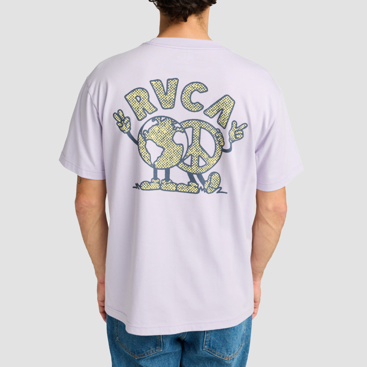 RVCA United T-Shirt Pastel Lilac