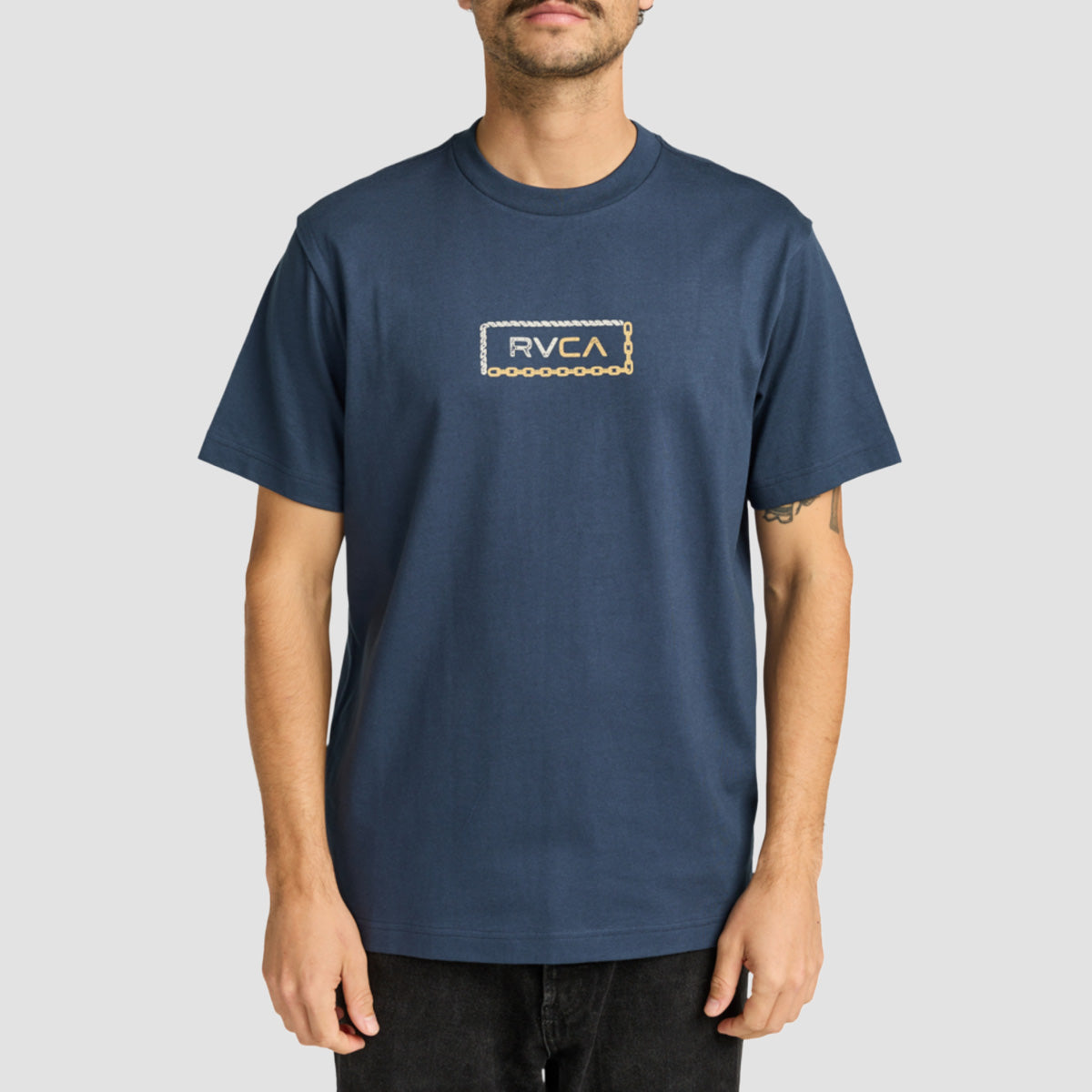 RVCA VA All The Way T-Shirt Moody Blue