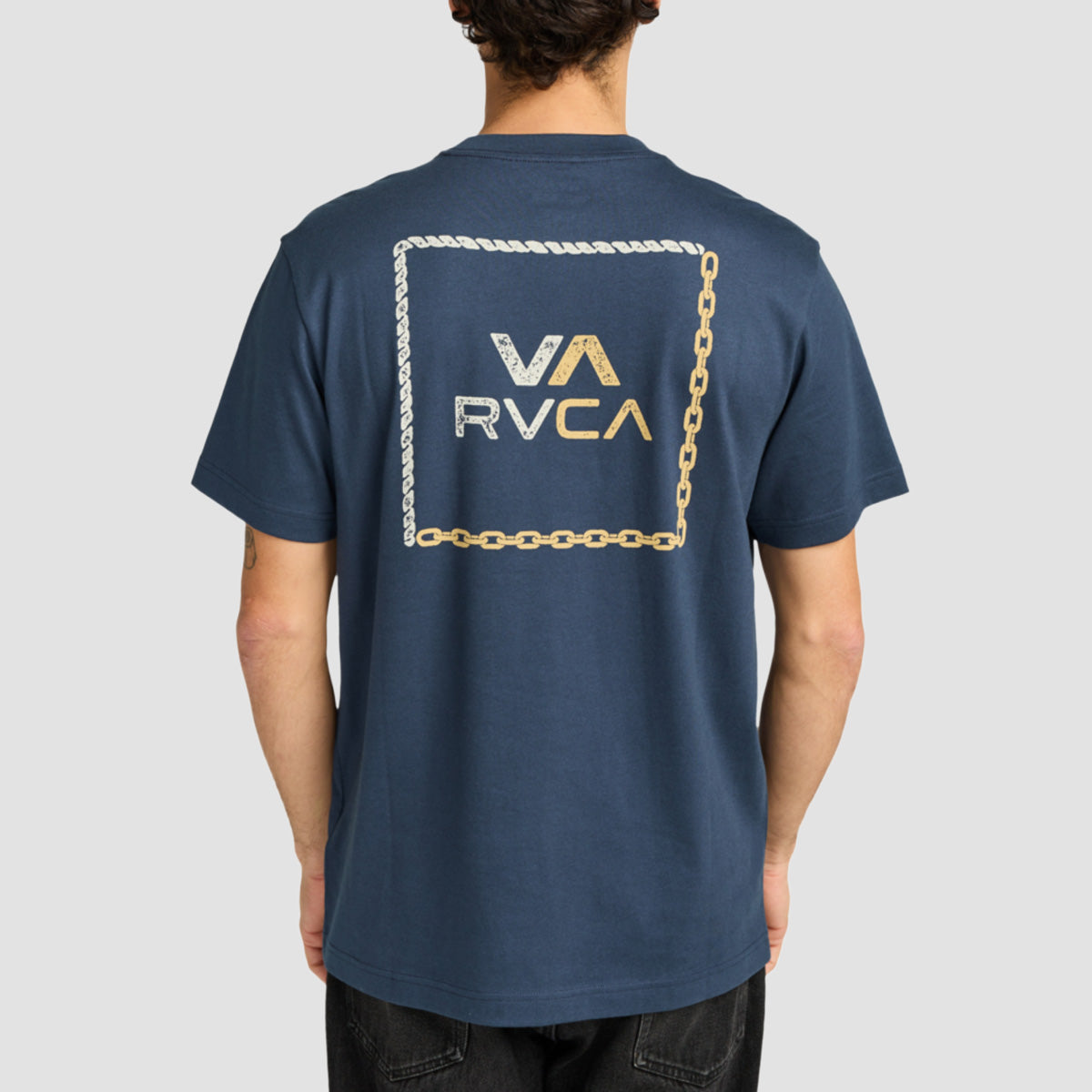 RVCA VA All The Way T-Shirt Moody Blue