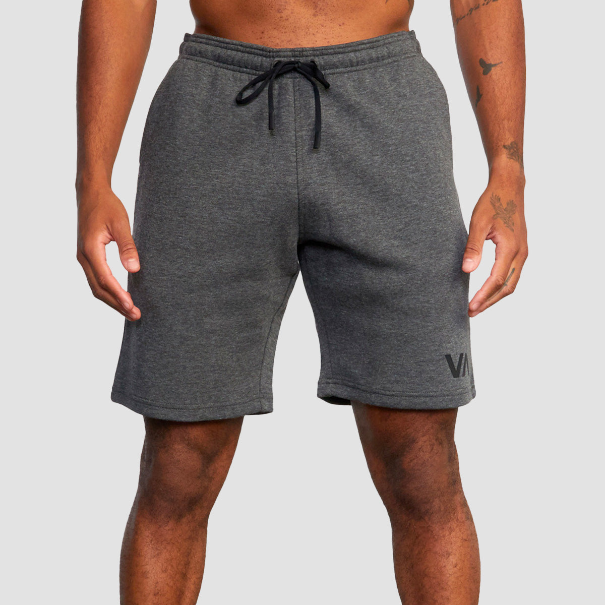 RVCA VA Sport IV 19" Sweat Shorts Smokey Grey Heather
