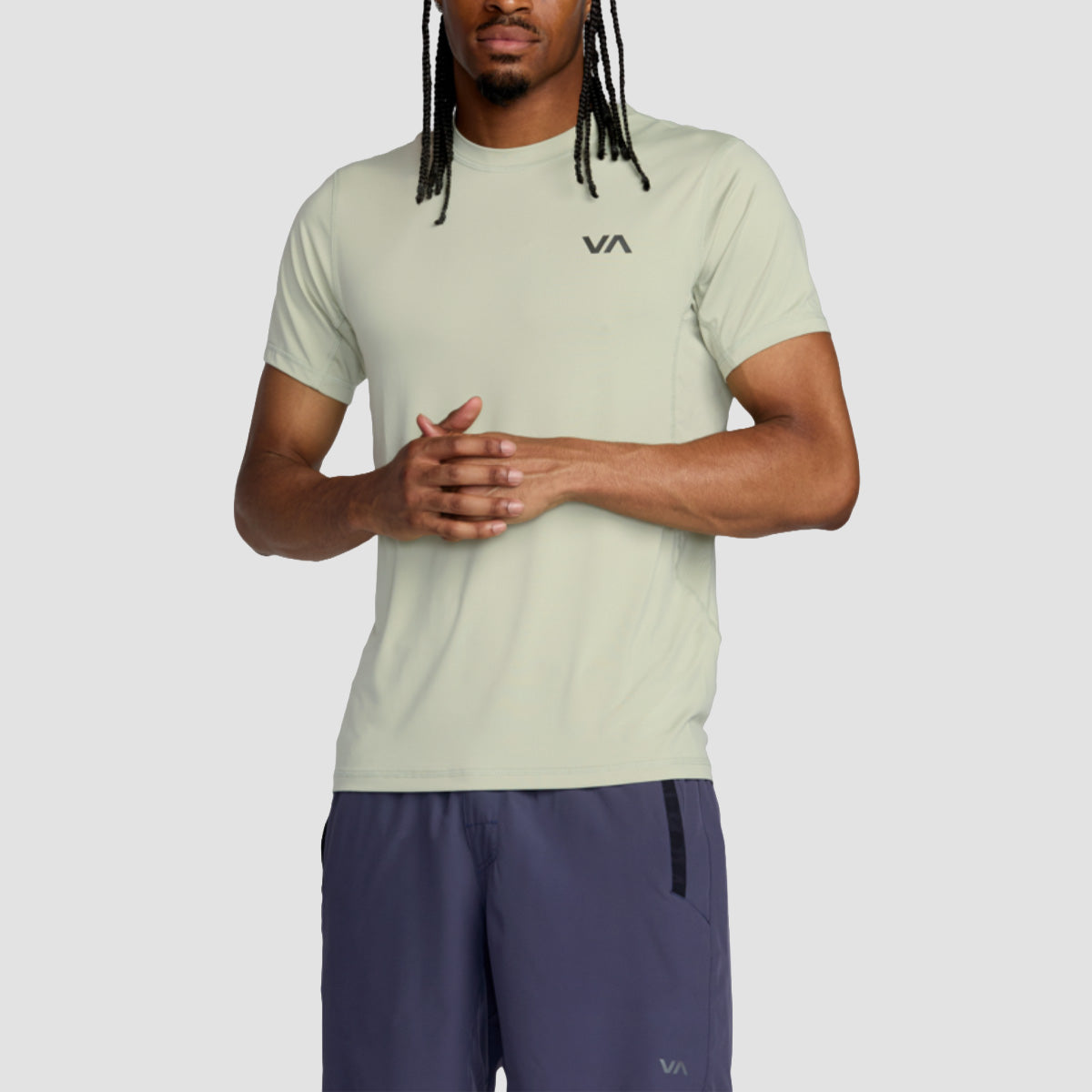 RVCA VA Sport Vent T-Shirt Light Olive