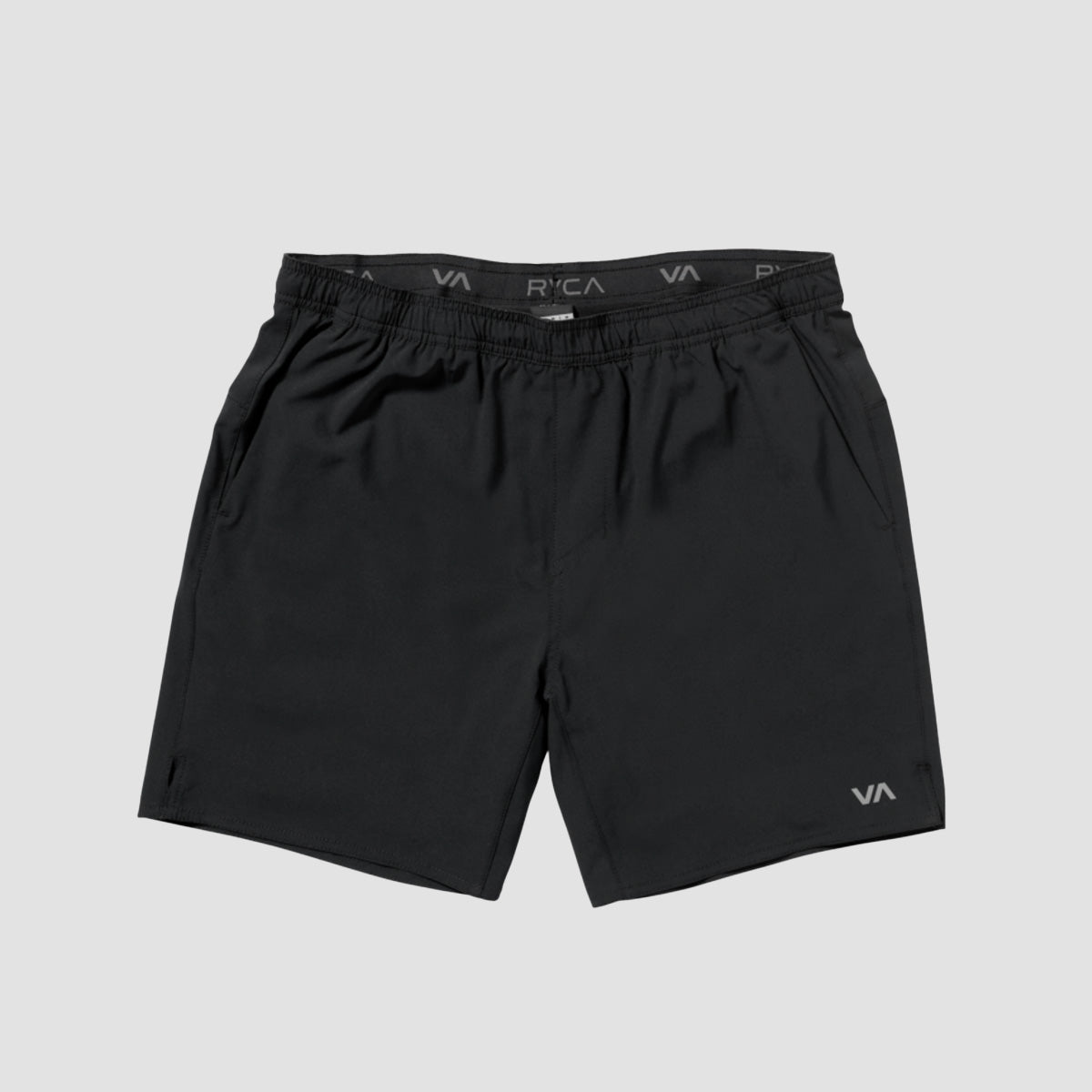 RVCA VA Sport Yogger 2 In 1 Lined Performance Shorts Black