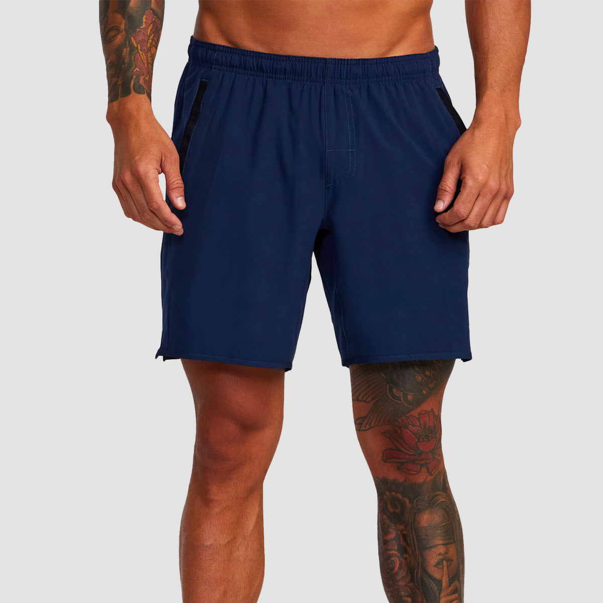 RVCA VA Sport Yogger Stretch 17" Performance Shorts Midnight