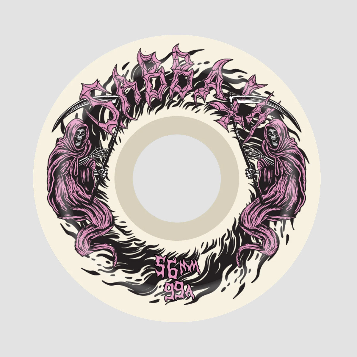 Sabbath Death Wizard II Conical Devil's Formula 99A Skateboard Wheels 56mm