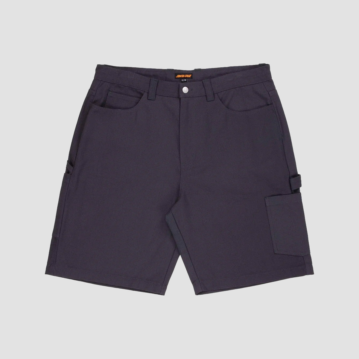 Santa Cruz Carpenter Big Shorts Washed Black Canvas