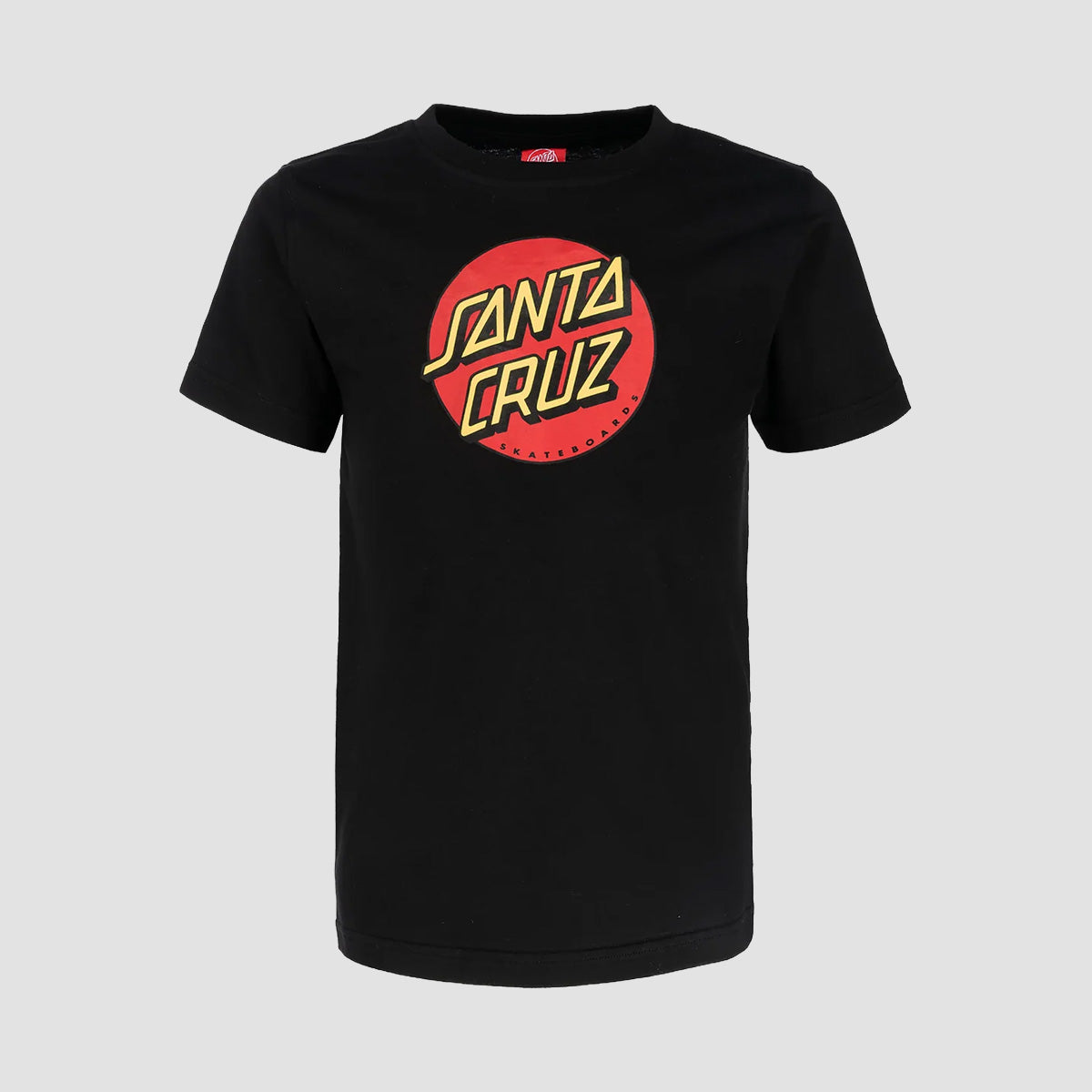 Santa Cruz Classic Dot T-Shirt Black - Kids