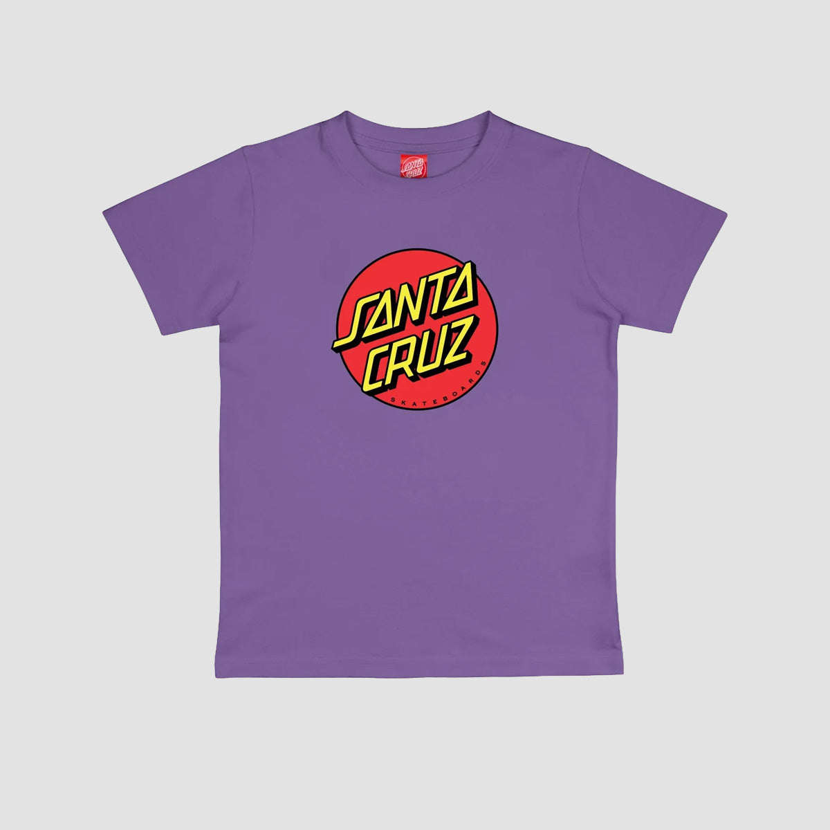 Santa Cruz Classic Dot T-Shirt Fresh Purple - Kids