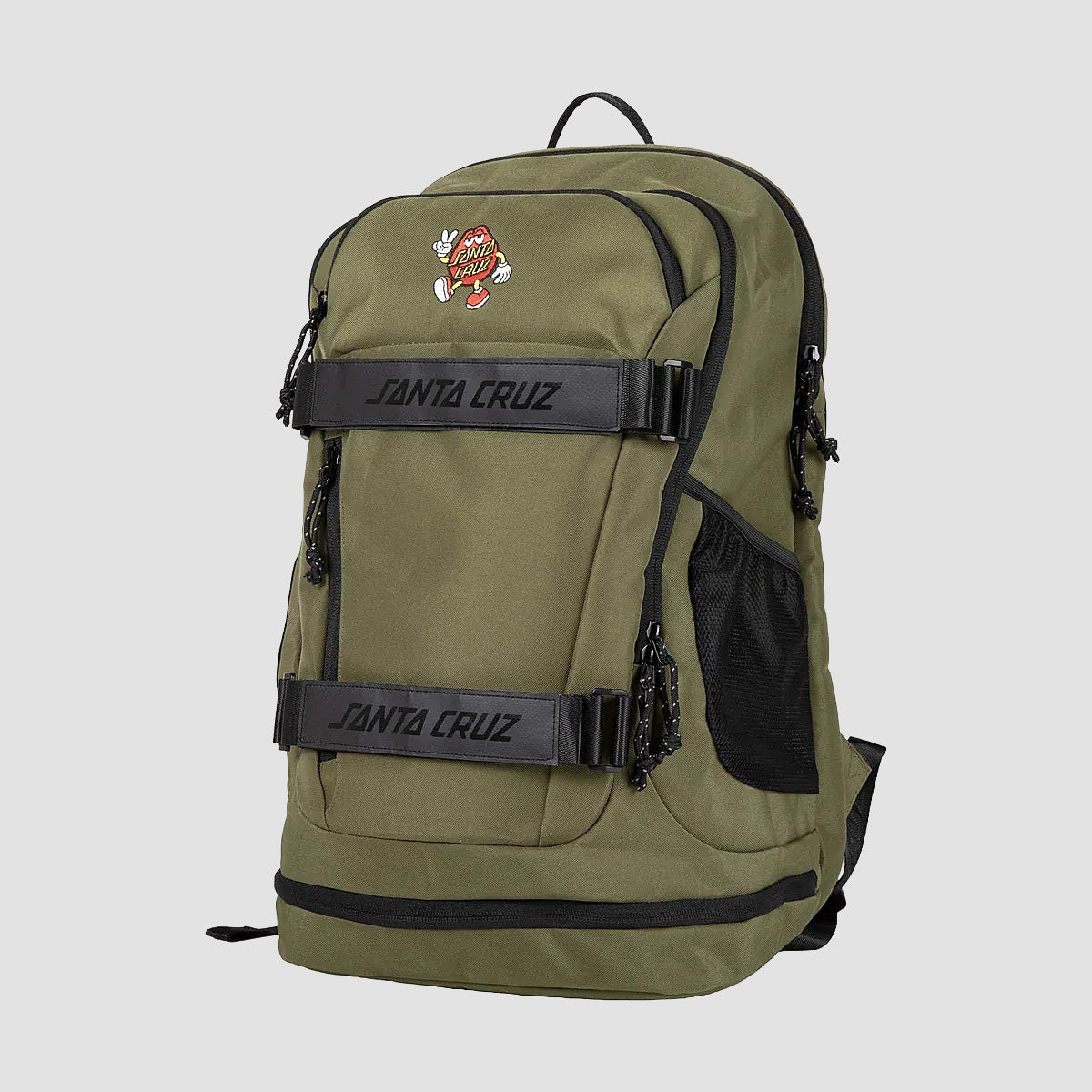 Santa Cruz Dot Guy Skatepack 18L Backpack Deep Olive