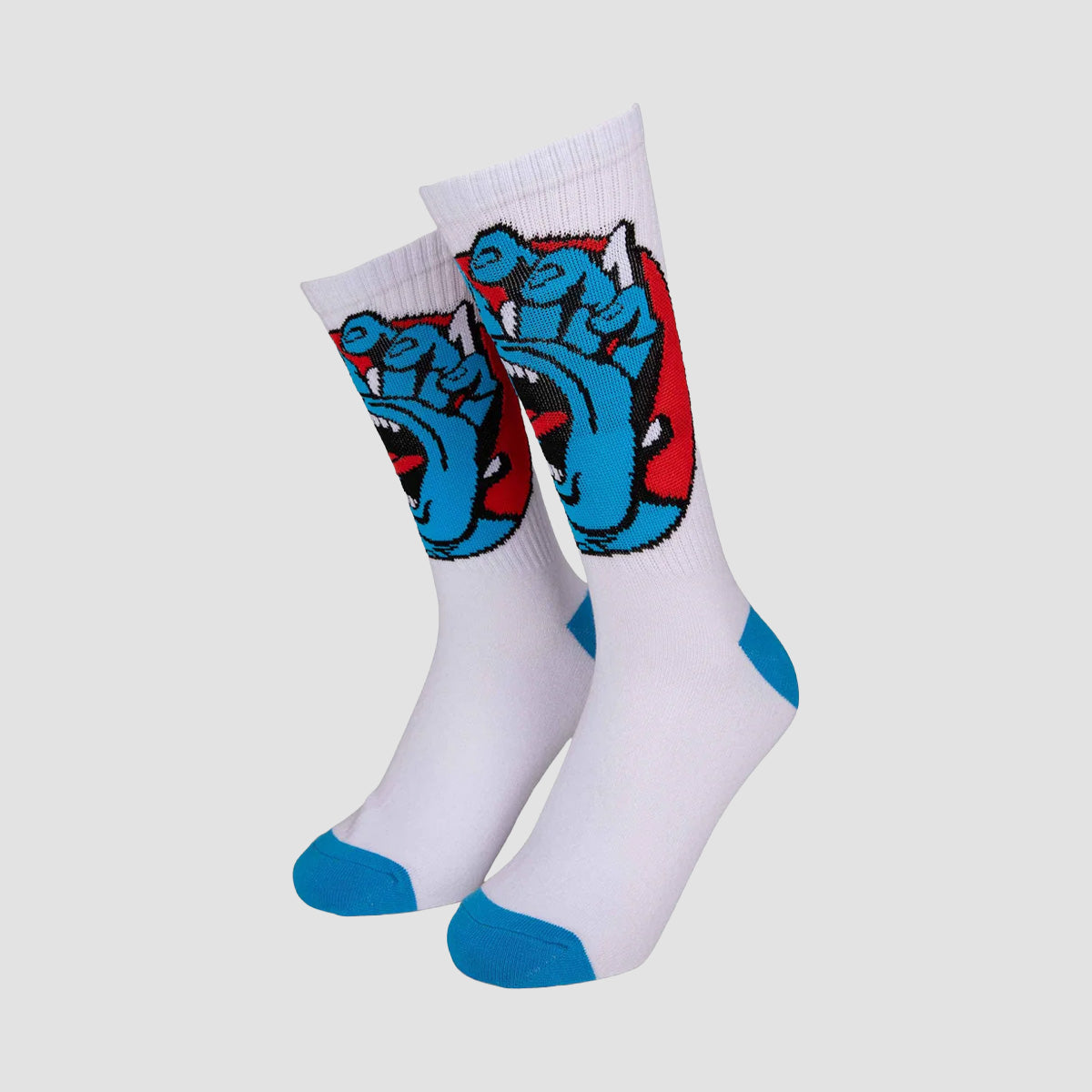 Santa Cruz Hand Dot Socks 2 Pack Black & White
