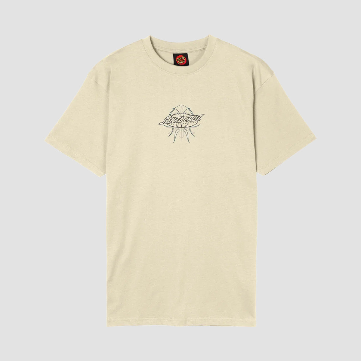Santa Cruz Meek Pinstripe Slasher T-Shirt Wax Paper