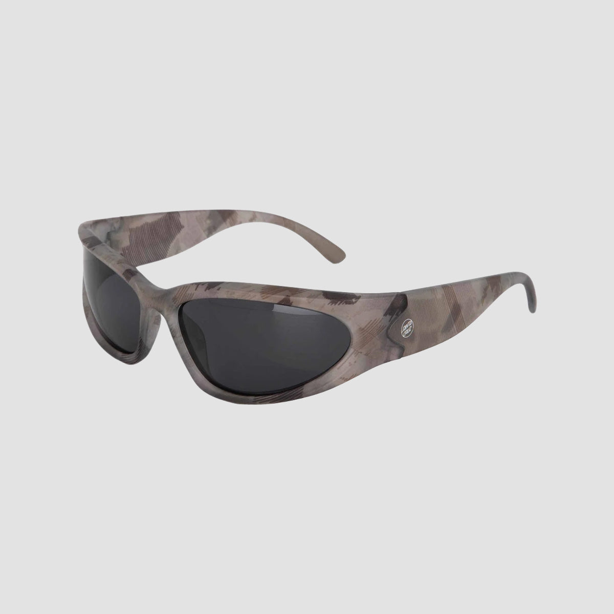 Santa Cruz Opus Dot Wrap Sunglasses Woodcut Camo/Black