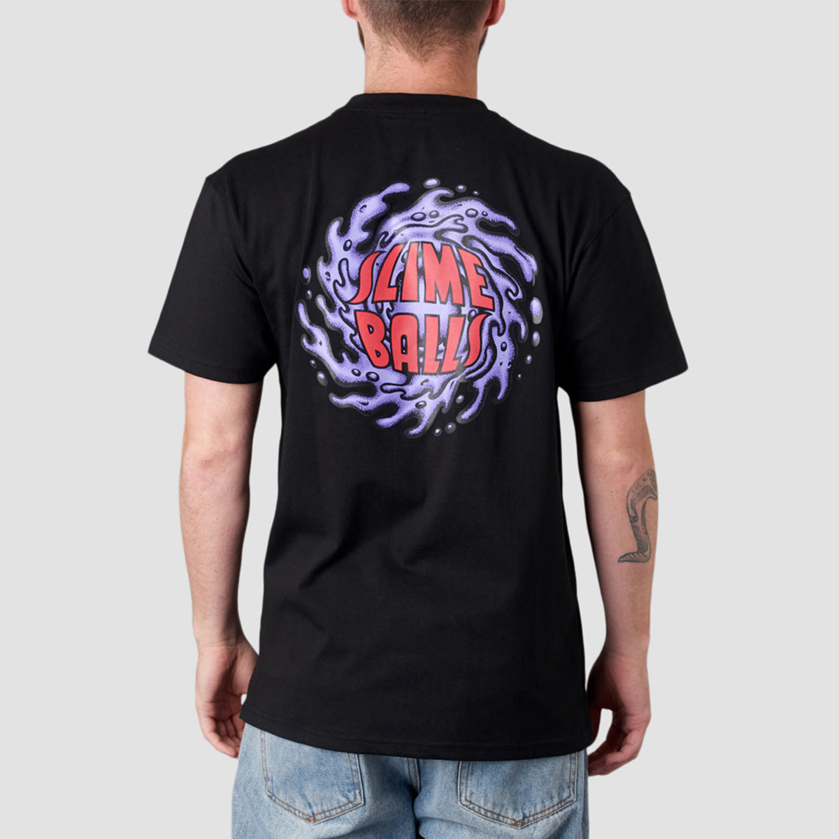 Santa Cruz Other Slime Balls Logo T-Shirt Black