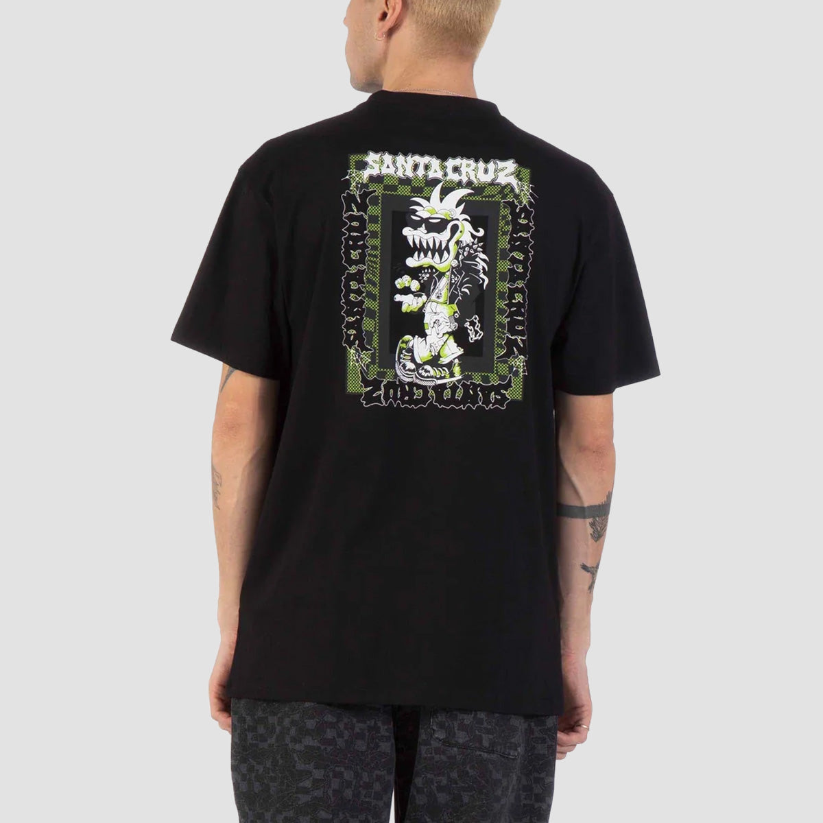 Santa Cruz Punk Gremlin Front T-Shirt Black