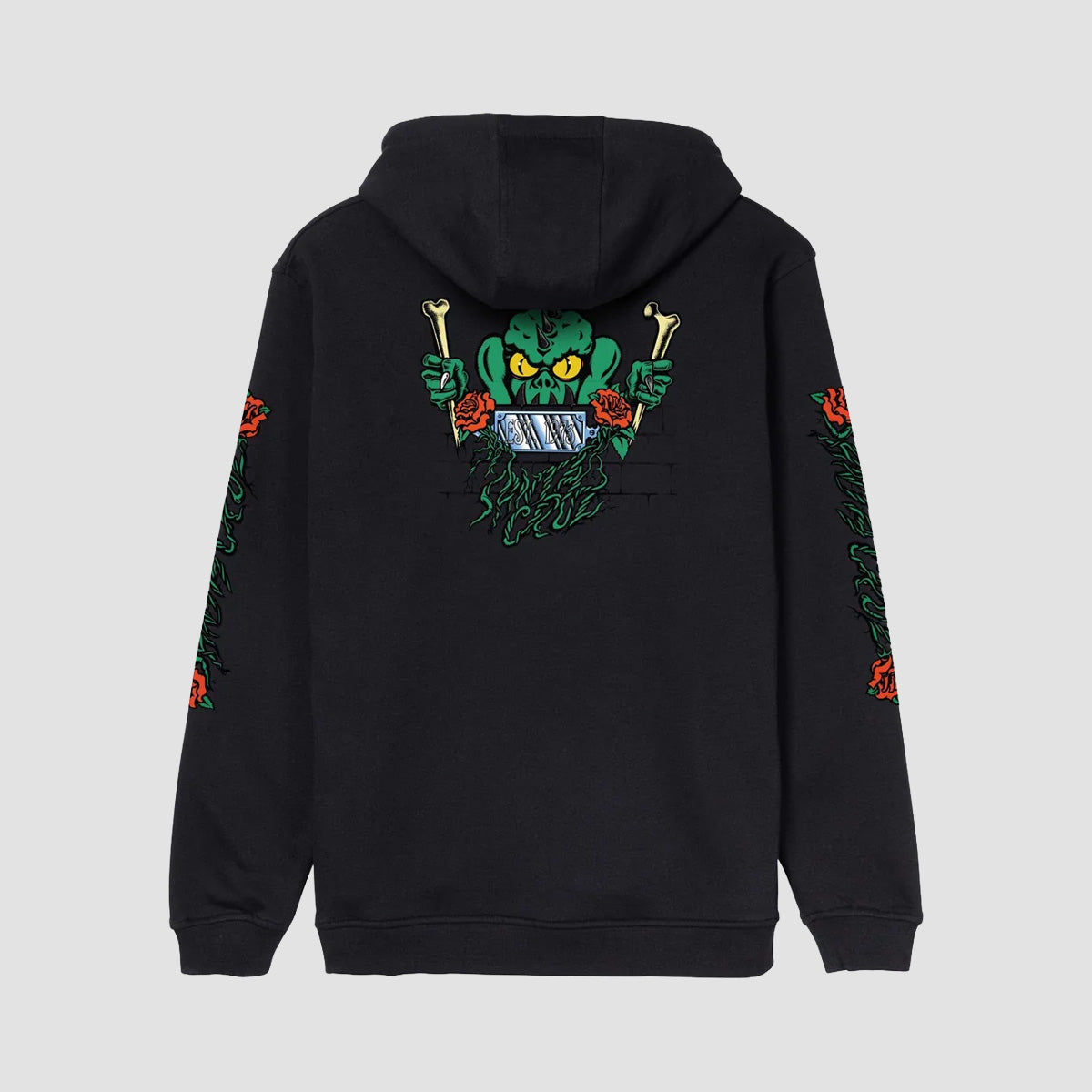 Santa Cruz Rankine Monster Pullover Hoodie Black
