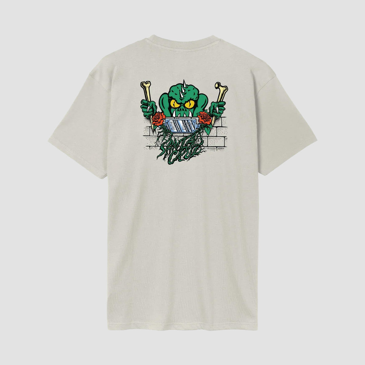 Santa Cruz Rankine Monster T-Shirt Warm Grey