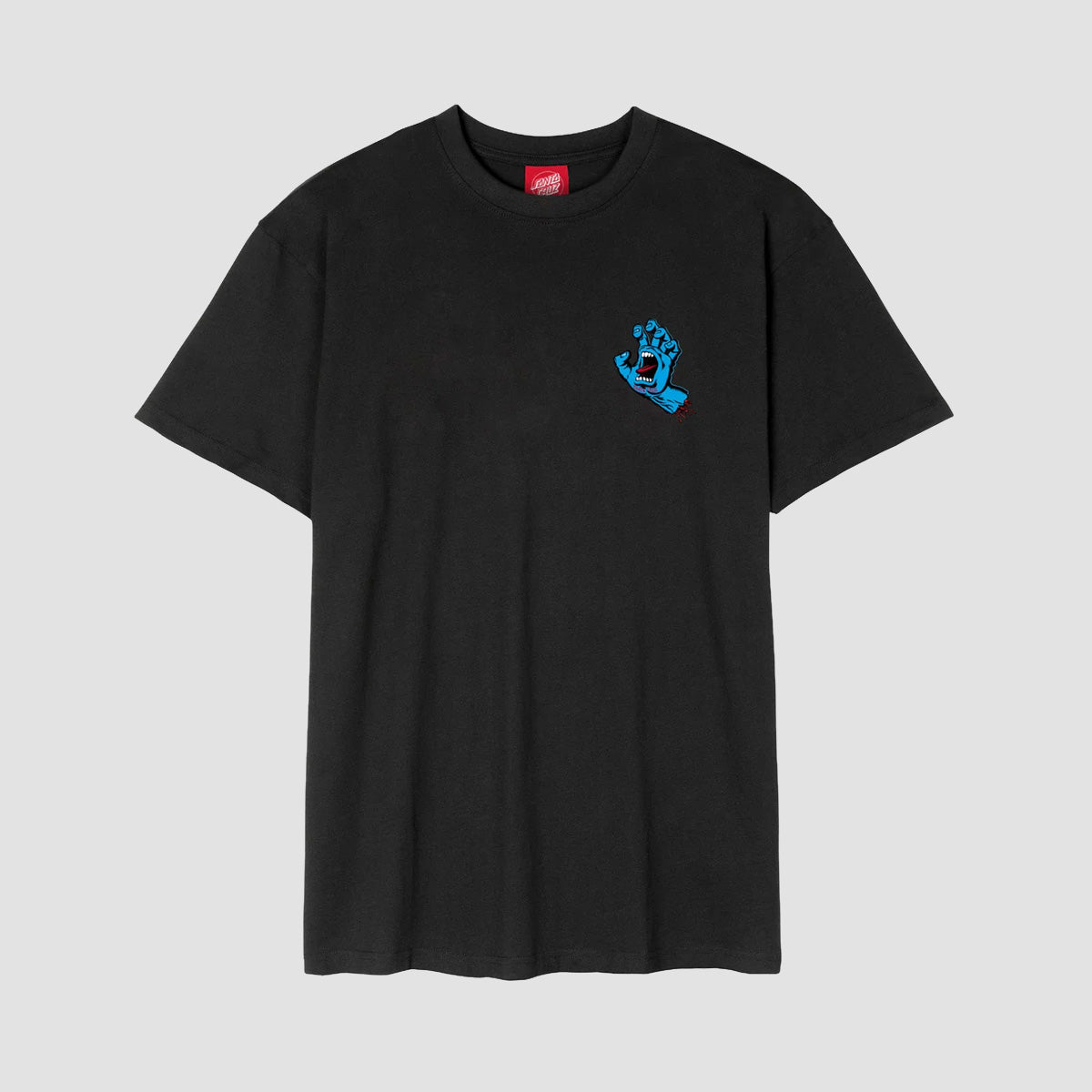 Santa Cruz Screaming Hand Chest T-Shirt Black