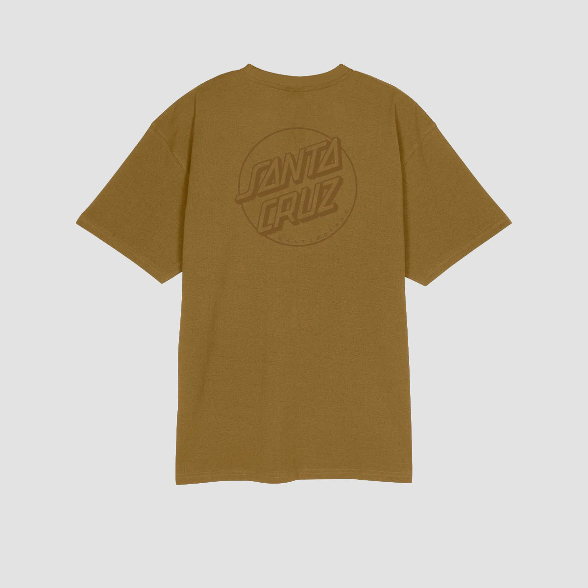 Santa Cruz Tonal Opus Dot Stripe T-Shirt Bronze