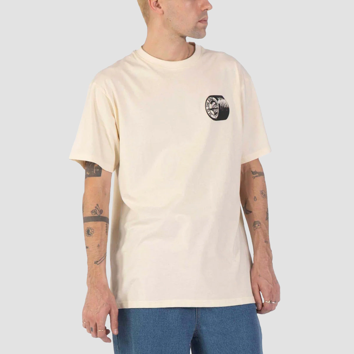 Santa Cruz TTE Tired Dot T-Shirt Wax Paper