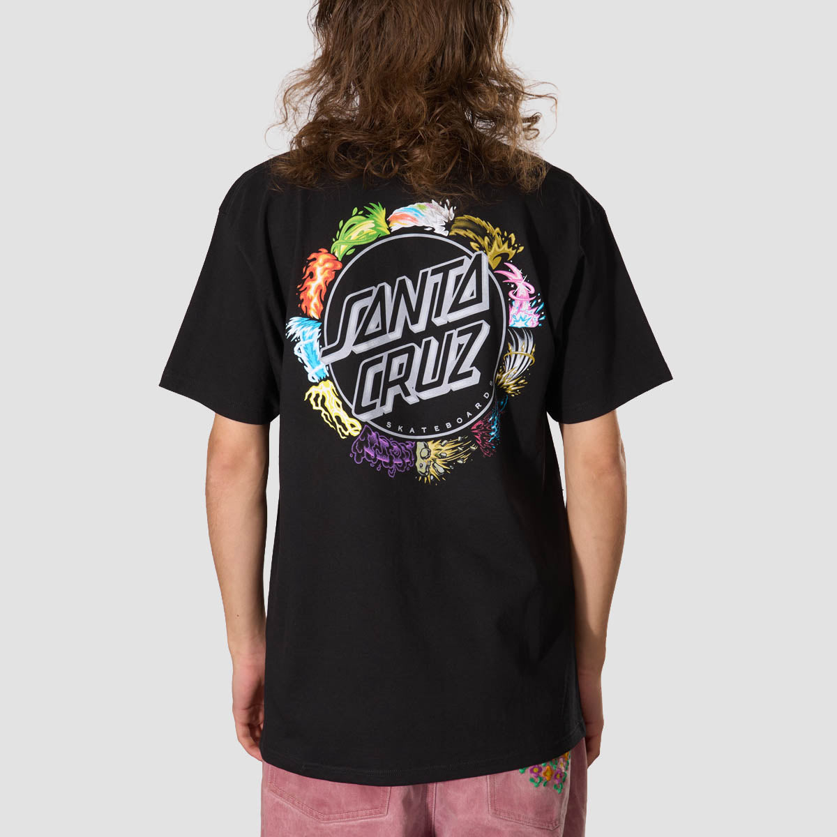 Santa Cruz X Pokemon Power Dot T-Shirt Black
