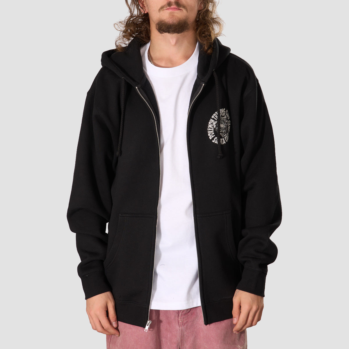 Santa Cruz X Pokemon TCG Hand Zip Hoodie Black