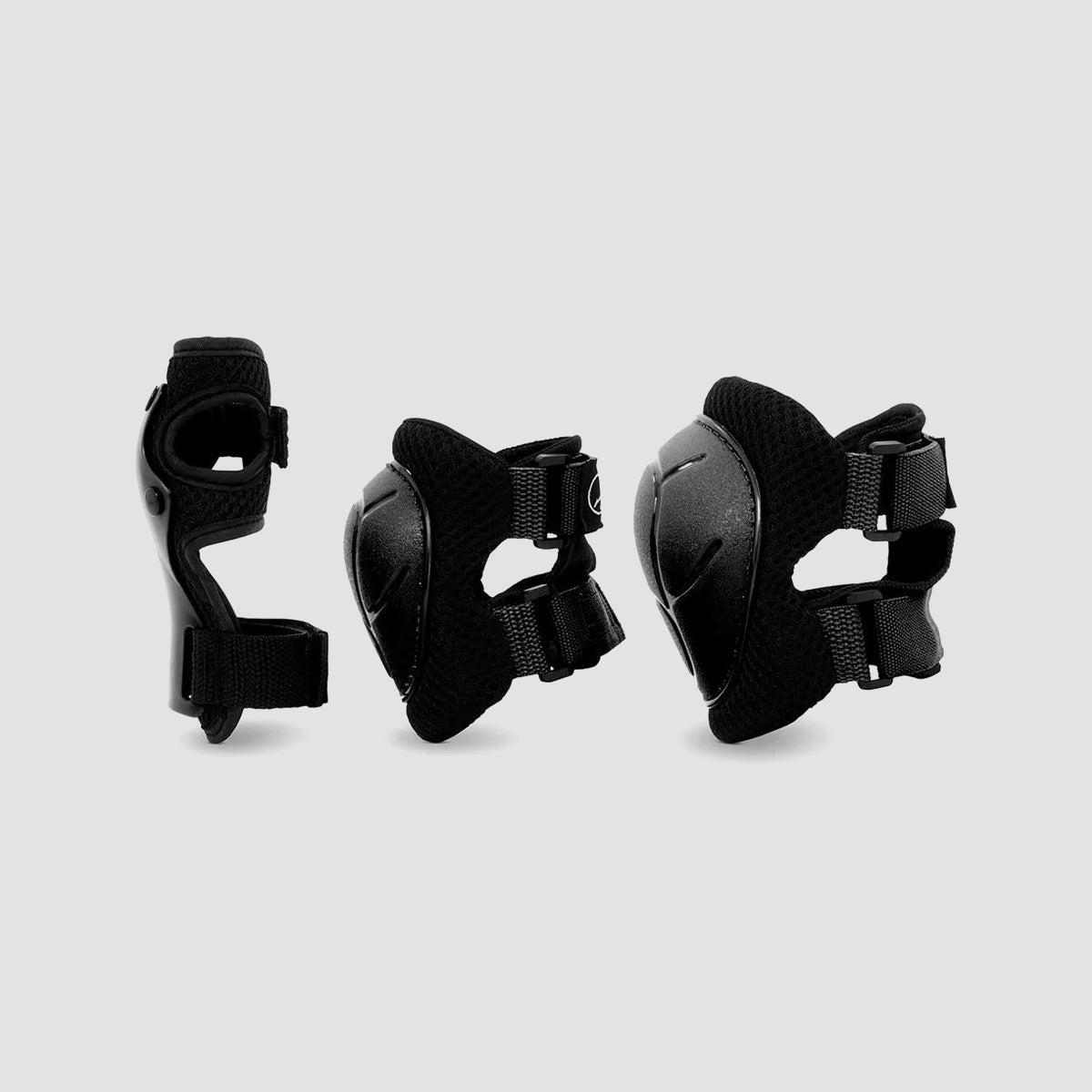 SFR Essentials Triple Pad Set Black - Kids