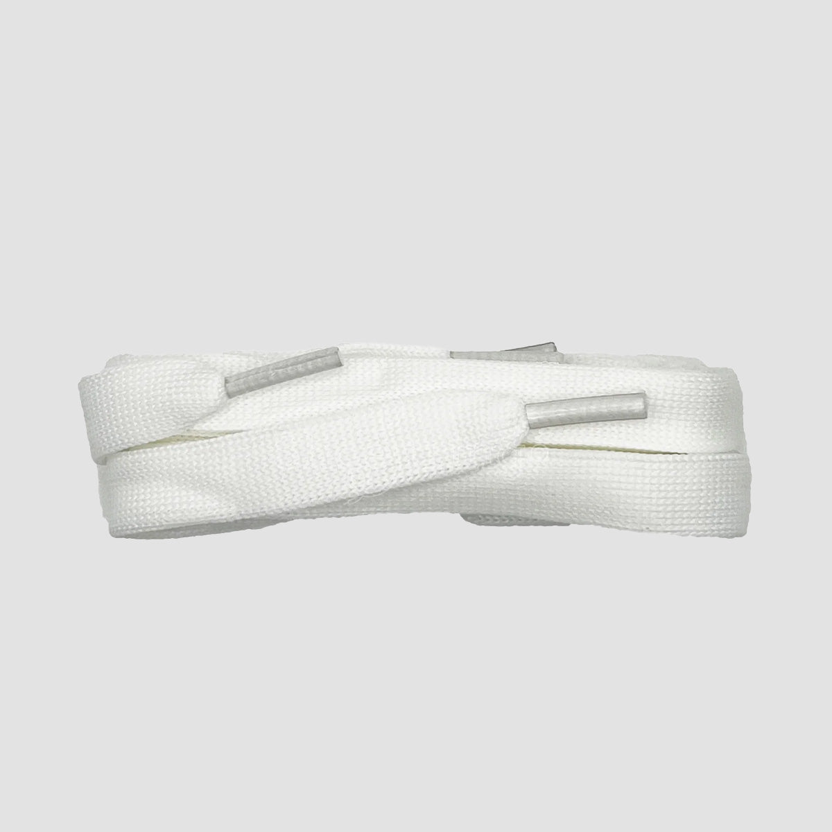 ShoeString McQueen 120cm Flat Laces (Blister Pack) White