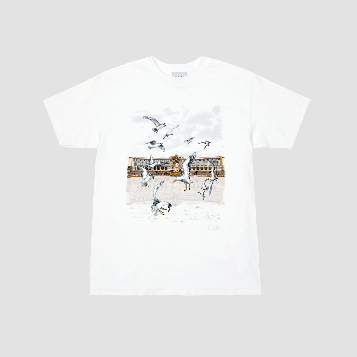 Skateboard Cafe Lloyds T-Shirt White