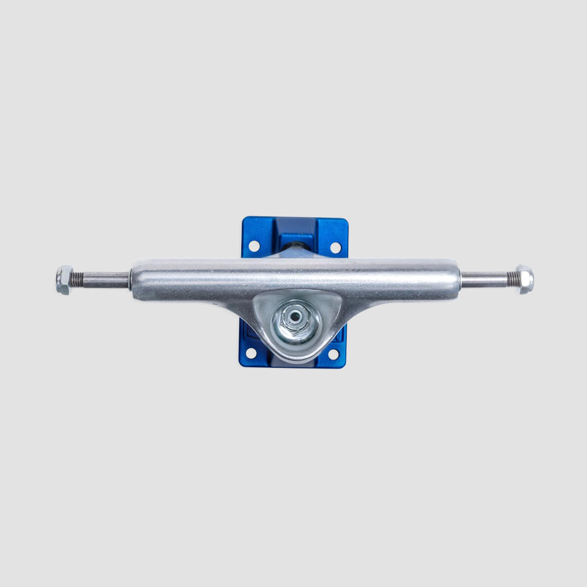Slappy ST1 Inverted Hollow Lights/Ultra Low Kingpin Skateboard Trucks 1 Pair Polished/Light Blue - 8.25"