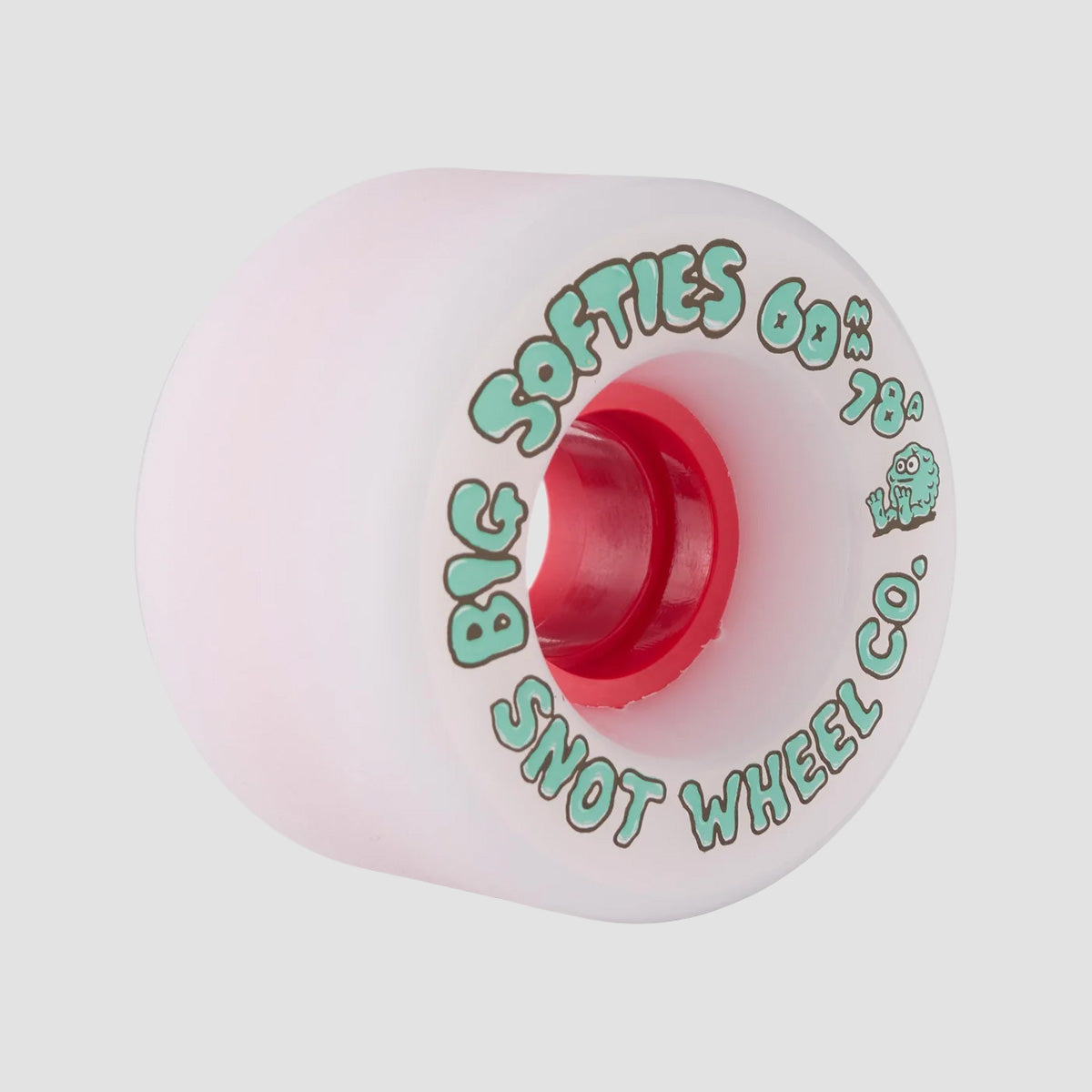 Snot Big Softies 78A Skateboard Wheels Pink/Red 60mm