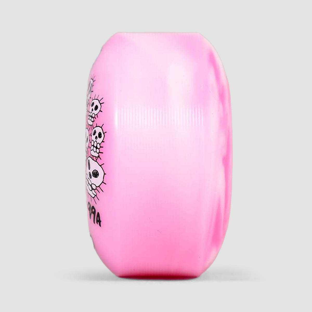 Snot Franky Villani Skulls Classic 99A Skateboard Wheels Pink Swirl 53mm