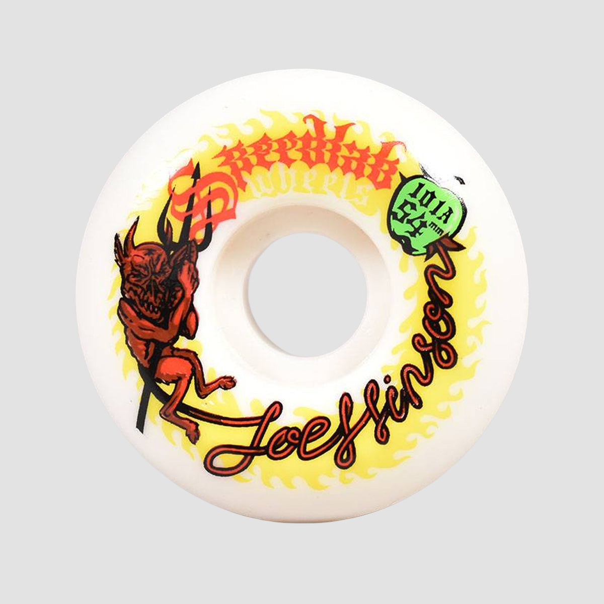 Speedlab Joe Hinson Pro 101a Skateboard Wheels White 54mm