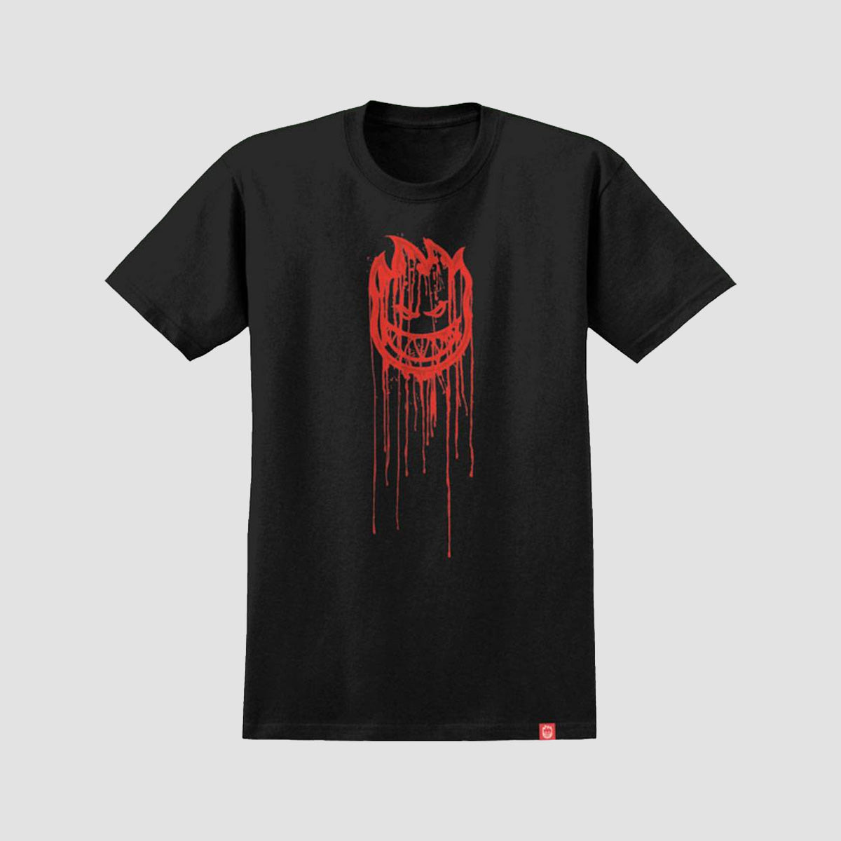 Spitfire Bighead Dripper T-Shirt Black/Red